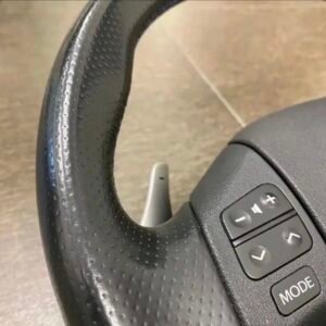 Custom Steering Wheels EULEXUS IS 200 220 250 300 350 IS-F Flat bottom, Sport grip steering wheel